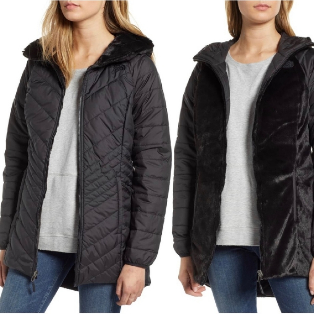 The North Face New Mossbud Reversible Parka - Picture 3 of 12